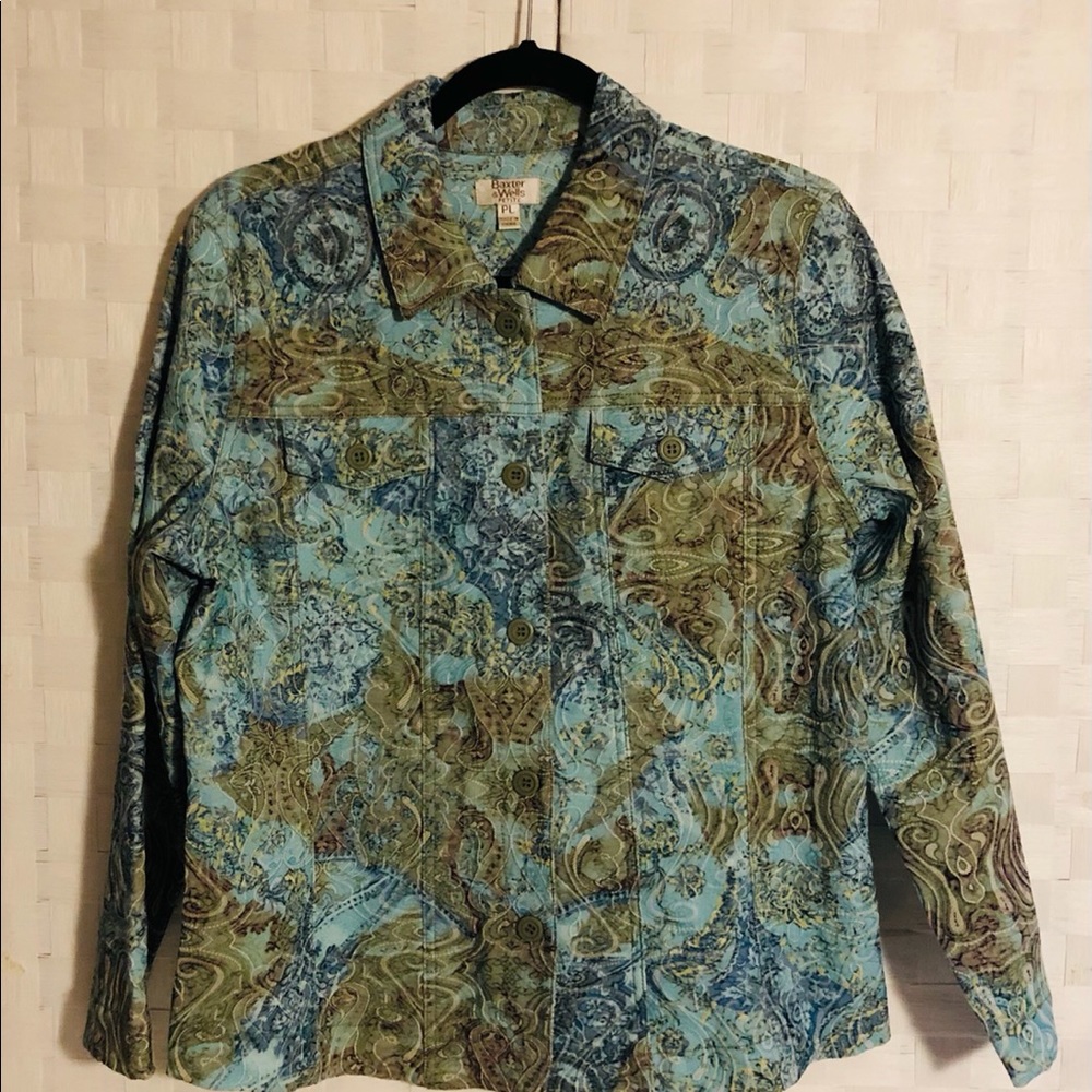Baxter & Wells Denim Jacket Sz Petite Large